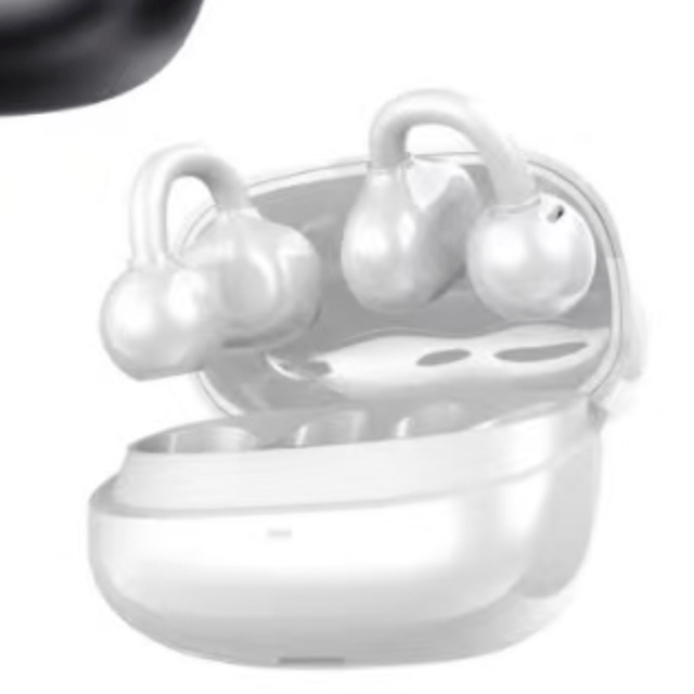 Écouteurs Bluetooth blanc Conception unique du clip oreille
