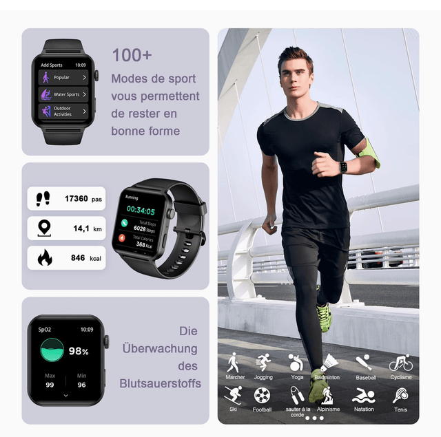HI WATCH PRO Montre connecté 