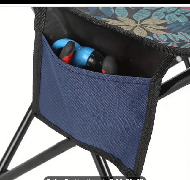 Chaise pliante camping FLEUR 