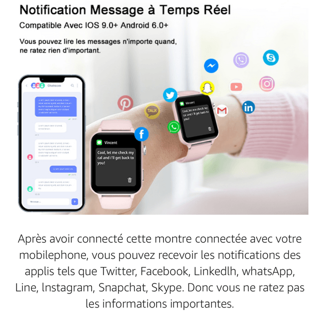 HI WATCH PRO Montre connecté 