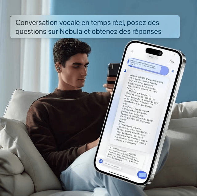 AI Oreillette traduction instantanée 114 langues 