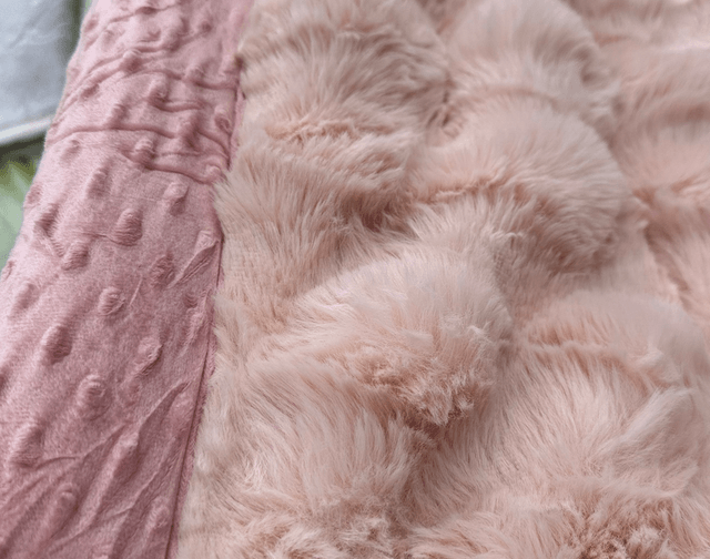 Couvertures polaire Bubble 200/240 5kg Rose