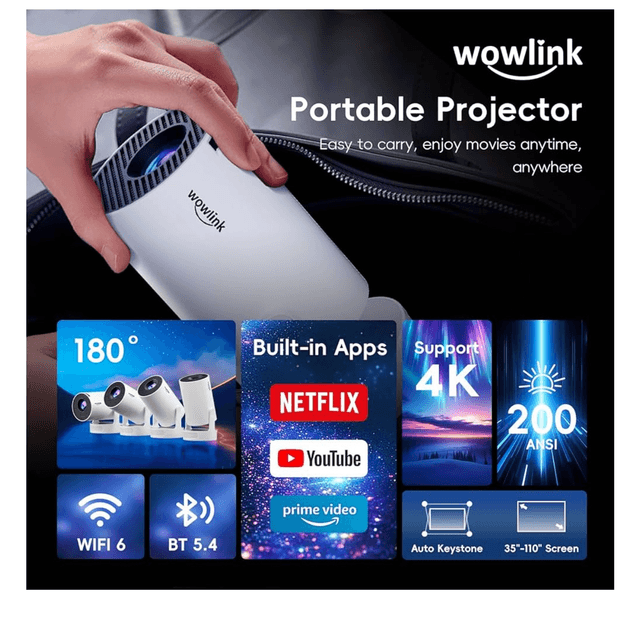 Rétroprojecteur APPLI intégré + 600 jeu avec manettes 