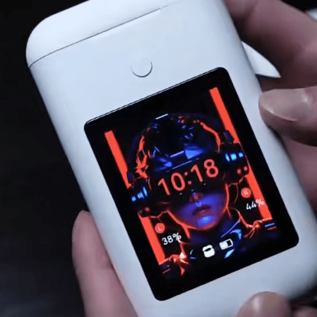 NEW écouteur écran Géant Batterie externe intégrée 