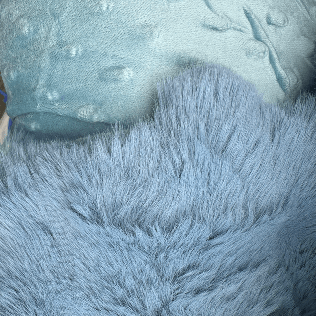 Couvertures polaire Bubble 5kg bleu 200/240